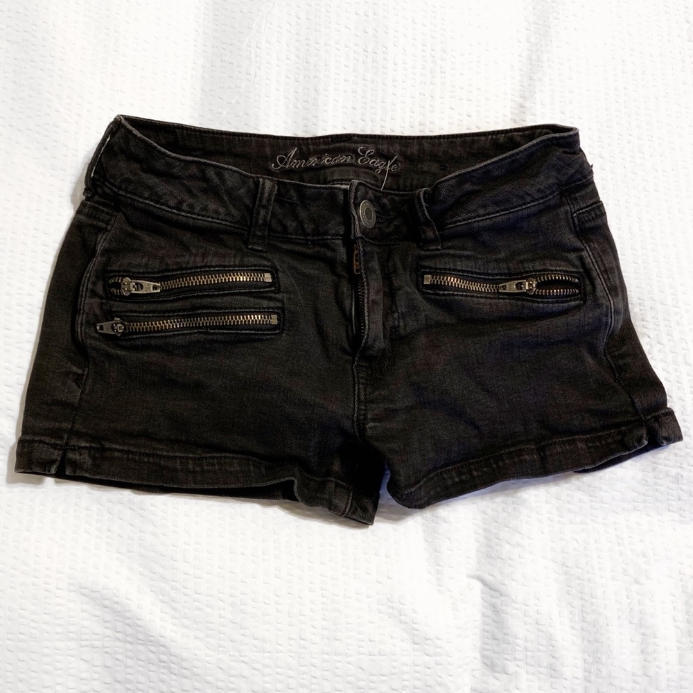 Black American Eagle Shorts
